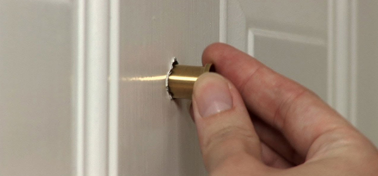 peephole door repair in Gridley